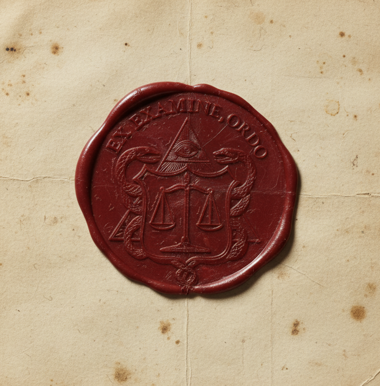 Siegel Ex examine ordo; Dauerausstellung Kunsthalle Hamburg